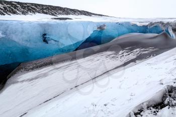 Crystal Ice Cave near Jokulsarlon