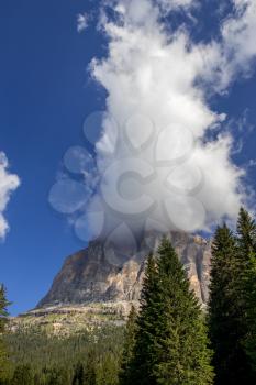 Mountains in the Dolomites near Cortina d'Ampezzo