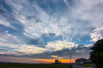 Sunset over Southwold