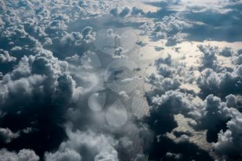 Cloudscape over the Atlantic Ocean