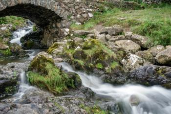 View of Ashness Bridge in the Lake District
