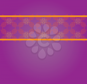 Illustration of abstract floral lace pattern texture background.