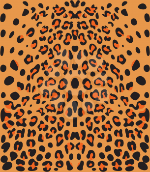 Abstract background with leopard skin, animal print design.