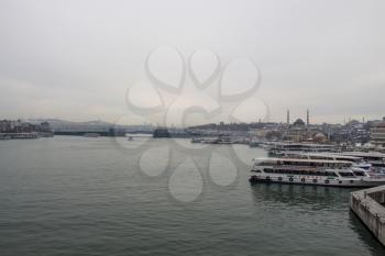 A view of from the  Golden Horn of Istanbul