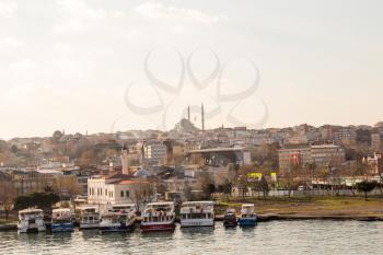 A view of from the  Golden Horn of Istanbul