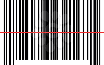 The barcode it is color icon . Simple style .