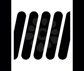 Coil with wire icon black color vector illustration flat style simple image