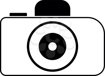 Camera  it is the black color icon .
