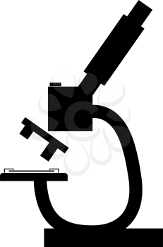 Microscope  it is the black color icon .