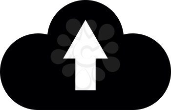 Cloud service  it is the black color icon .
