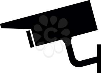 Video surveillance  it is the black color icon .