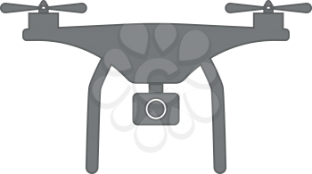 Drone  it is icon . Simple style .