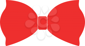 Bow butterfly  it is icon . Simple style .