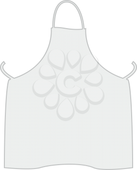 Kitchen apron  it is icon . Simple style .