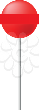 Lollipop  icon Illustration color fill simple style