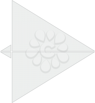 Paper airplane icon . It is flat style