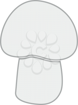 Mushroom - champignon icon . It is flat style