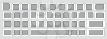 Keyboard it is icon . Flat style .