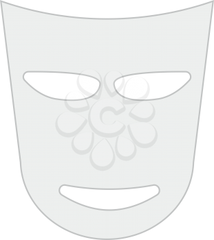 Theater mask  it is icon . Flat style .