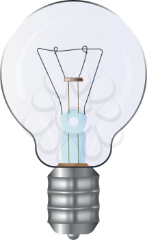 Bulb icon . Different color . Simple style .