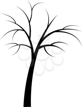 Royalty Free Clipart Image of a tree