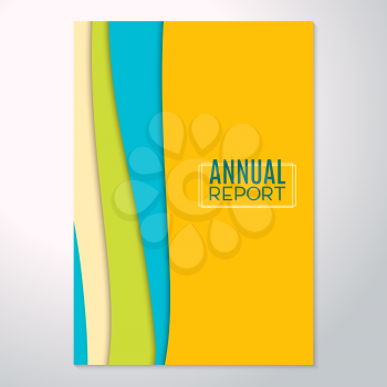 Modern abstract flyer and 4 sizes. Fashionable brochure cover of the annual report, the design pattern book layout. Trend material design