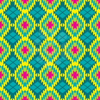 Mexican Folkloric  seamless pattern. Set bright seamless patterns for fabrics, prints, scrapbooking, wallpapers.