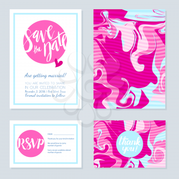 Bright card with shabbi chick design. Invitation to a party, anniversary, wedding
