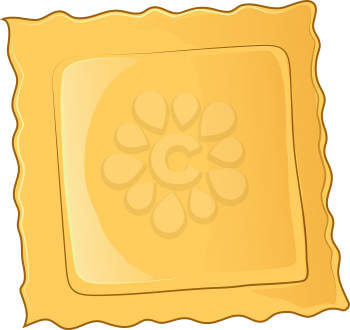Ravioli pasta icon. Cartoon of ravioli pasta vector icon for web design isolated on white background 