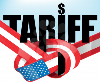 United States flag tariffs .protectionist trade