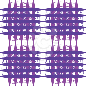 A series of horizontal and vertical lines passing through each other forming a pattern vector color drawing or illustration