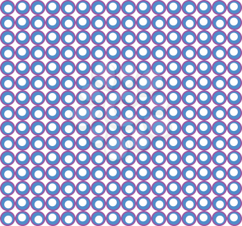 A pattern consisting of different size of circles vector color drawing or illustration