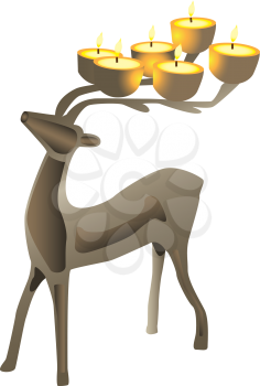Deer shaped candelabra