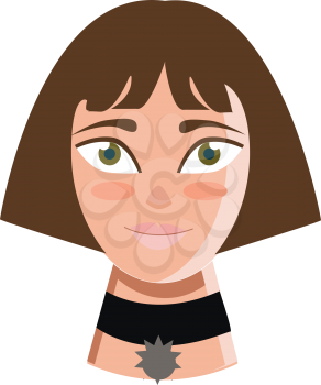 Clipart of a famous comic Matilda vector or color illustration