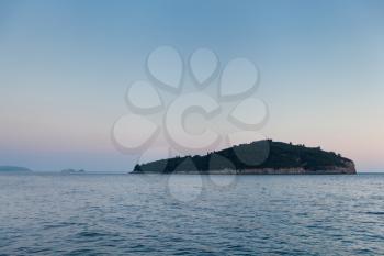 Lokrum island at sunset, Croatia