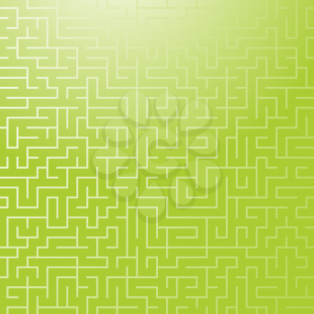 Square color maze pattern. Simple flat vector illustration. For the design of paper wallpapers, fabrics, wrapping paper, covers, web sites