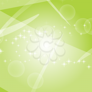Light colored abstract background with circles, stars and lines. Suitable for festivals and packages. Vector illustration