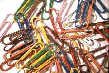 Paperclips Stock Photo