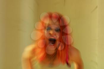 Royalty Free Photo of a Screaming Woman