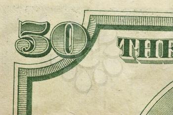 Royalty Free Photo of a Fifty Dollar Bill