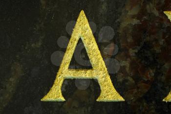 Royalty Free Photo of the Letter A