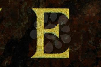 Royalty Free Photo of the Letter E