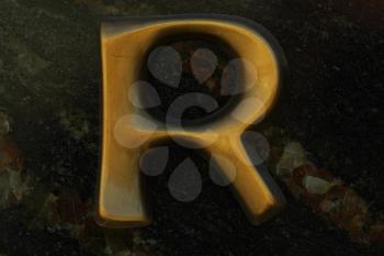 Royalty Free Photo of the Letter R