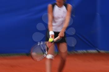 Royalty Free Photo of a Tennis Player