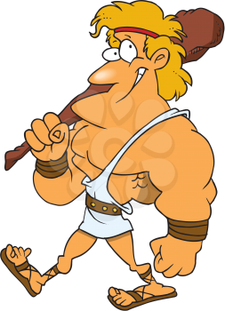 Royalty Free Clipart Image of Hercules