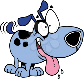 Royalty Free Clipart Image of a Dog