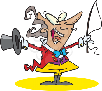 Royalty Free Clipart Image of a Ringmaster