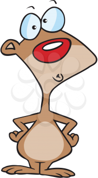 Royalty Free Clipart Image of a Rodent