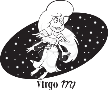 Royalty Free Clipart Image of Virgo