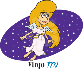 Royalty Free Clipart Image of Virgo